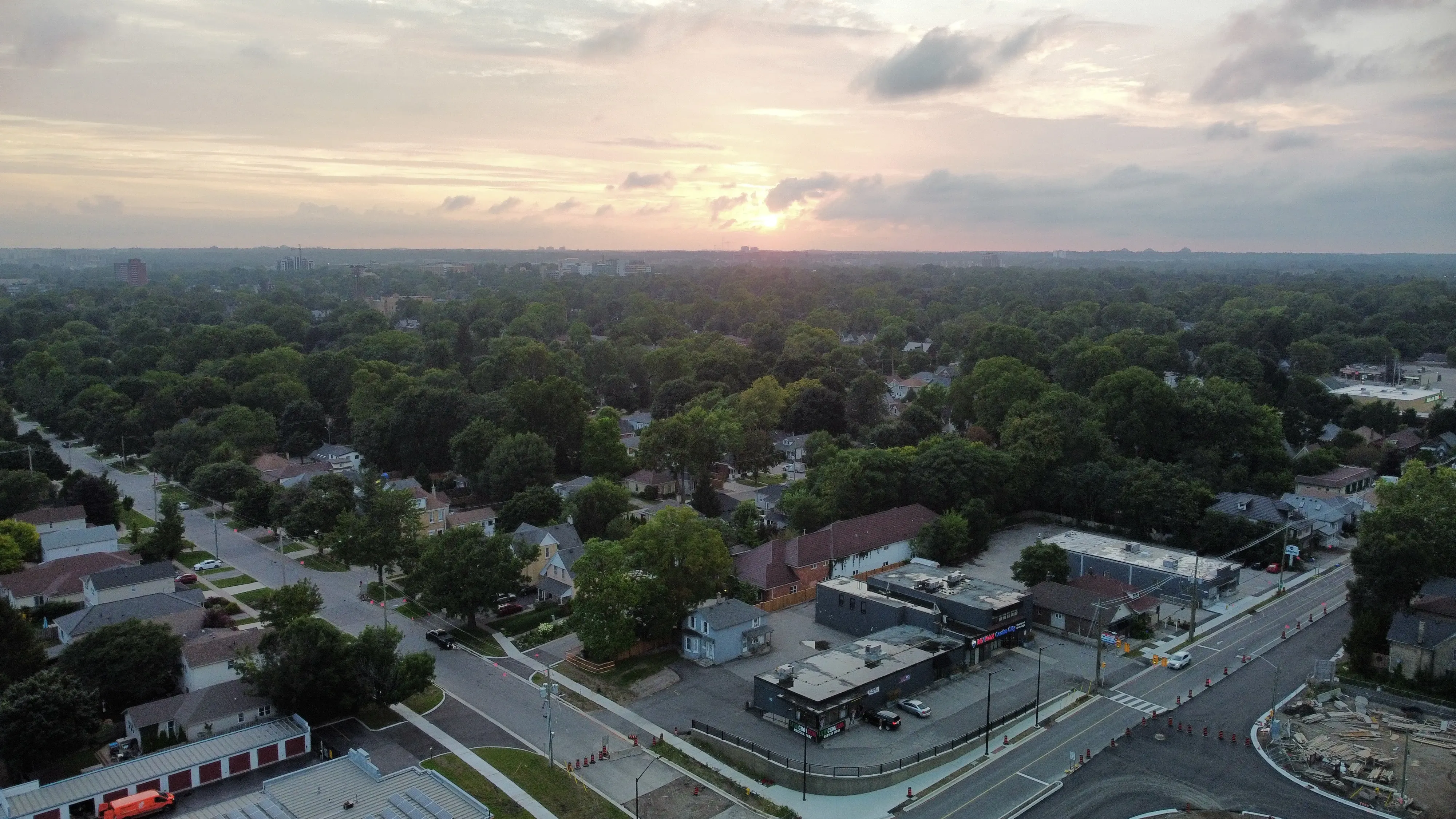 Drone aerial photography in London Ontario